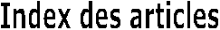 Articles r�cents